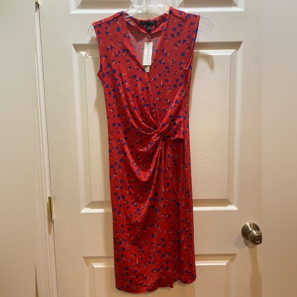 Banana Republic Petite Faux-Knot Dress